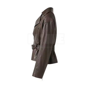 Oem Service Chaquetas de cuero para mujer Último diseño Chaquetas de cuero para mujer Low Moq Chaquetas de cuero para mujer - Product Image 2