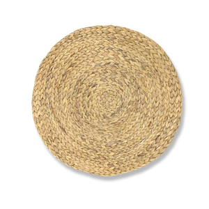 แผ่นรองจานผักตบชวาที่รองแก้ว/แผ่นรองจานแบบมีสไตล์สำหรับวางบนโต๊ะ - Product Image 1