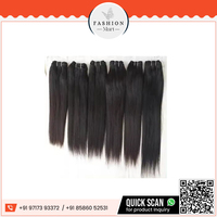 Acheter les Meilleures Extensions de Cheveux Lisses Naturels des Temples Indiens, Cheveux Remy Vierge, Bruts et Non Traités, d'un Donneur Unique