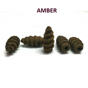 Natural Amber Screw <b>Backflow</b> <b>Incense</b> <b>Cones</b> Wholesale Supply From Best Brand <b>Incense</b> Holder Home Decor - Product Image 1