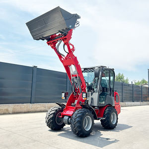 हॉट बिक्री 2300 किलोग्राम हाइड्रोलिक यूरो मिनी फ्रंट लोडर बजट छोटे व्हील लोडर बजट छोटे व्हील लोडर 4x4 ट्रैक ड्राइव डीजल इंजन - Product Image 5