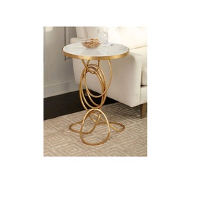 Mesa de centro de metal única Mesa de centro/café de aluminio de moda moderna Mesa de centro de jardín y estudio - Product Image 1