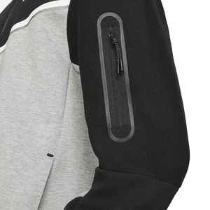 2025 pantalones de chándal con capucha ligeros de doble panel para hombre y chaquetas de manga larga conjuntos de chándal para correr para hombre con logotipo personalizado - Product Image 4