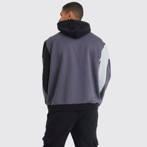 100% coton unisexe surdimensionné thermique à capuche personnalisé de haute qualité Vintage imprimé sweats pour hommes automne plaine teint Technique - Product Image 5