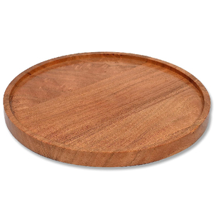 Meilleure vente moderne et design vintage plateau de service en bois massif assiette ensemble de service pour petit déjeuner prix de gros usage domestique impression unique - Product Image 6