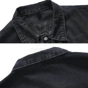 Nouvelle arrivée d'usine veste en jean pour hommes à manches longues veste d'hiver pour hommes personnalisée en gros - Product Image 3