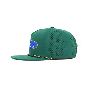 Casquette de golf à séchage rapide avec tissu anti-transpiration, trous respirants découpés au laser et détail en corde pour activités de plein air - Product Image 2