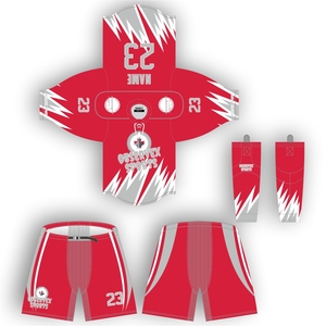 Adult & Youth Custom Ice Hockey Uniforms With Shell Pants And Matching Hockey <b>Socks</b> For Teams - Product Image 1