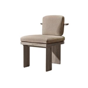 Nordhaven The Addison Modern Outdoor Teak <b>Dining</b> Chair Luxury Garden Patio <b>Armchair</b> Solid Wood Furniture collection - Product Image 6