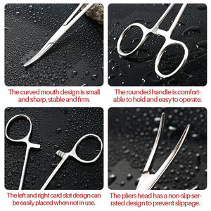 Pinzas Hemostáticas Profesionales MEDZORA SURGICAL MS-5008 de Acero Inoxidable de 14/16/18 cm, Instrumentos Quirúrgicos Veterinarios con Certificación CE - Product Image 4