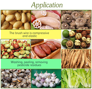 Moteur commercial entièrement automatique de machine d'épluchage de lavage de soja de maïs de fruit de catégorie comestible pour l'usine de transformation de légumes - Product Image 4