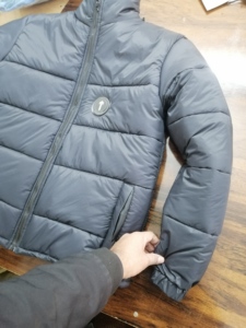 Chaqueta Bomber Casual de Invierno para Hombre, 100% Algodón de Alta Calidad, Logotipo Personalizado Bordado, Abrigo Grueso y Cálido - Product Image 5