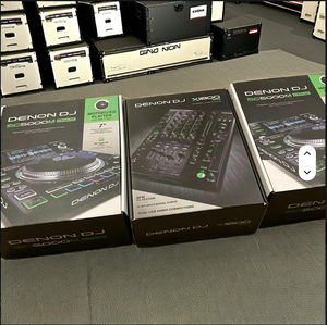 Pack de 2 lecteurs DJ 100% durables en plastique SC6000M avec console de mixage audio X1800, garantie 3 ans, compatible Bluetooth/Wi-Fi - Product Image 1