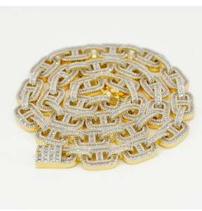 สร้อยคอไข่มุกสำหรับผู้ทดสอบเพชรขนาด16-24นิ้วสายโซ่เทนนิสเงินสเตอริ925 - Product Image 1