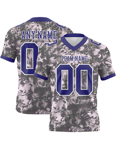 Personalizado de fútbol americano Jersey hombres mujeres niños sublimación aparejos sarga bordado Teamwear uniformes transpirables al por mayor - Product Image 1