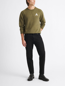 Pull ras du cou personnalisé pour homme, fin, décontracté, en laine, hiver, anti-rétrécissement et anti-plis, respirant, devant ouvert - Product Image 2