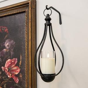 Stylish Metal Wall Hanging Candle Holder Enhancing Warm <b>Inviting</b> Ambiance In Home Living Spaces - Product Image 3