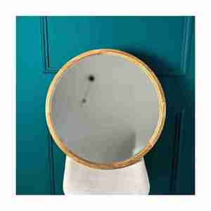 Miroir à bijoux fabriqué en Inde avec design personnalisé, cadre rond en bois, exportateur indien avec qualité d'exportation - Product Image 6
