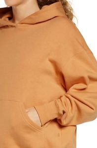 Sweat-shirts à capuche unisexes en molleton épais de coton uni de haute qualité, personnalisables, grandes tailles pour femmes et hommes - Product Image 4