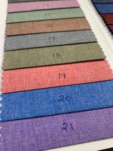 Tissu de chemise en polycoton premium 58 de qualité standard indienne, matière tissée pour vêtements, teinture unie pour garçons et filles - Product Image 2