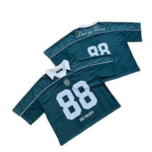 เสื้อยืดผู้ชายระบายอากาศได้ดี ราคาโรงงาน ผลิตสำหรับใส่หน้าร้อน เสื้อยืดสำหรับเล่นกีฬา เสื้อยืดตาข่ายแบบซับลิเมชั่นสั่งทำได้ - Product Image 1