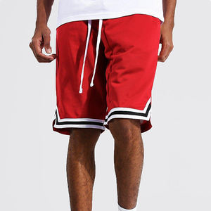 Short de basket-ball pour hommes short de basket-ball en maille à séchage rapide brodé de logo personnalisé avec poches - Product Image 1