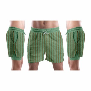 กางเกงขาสั้นเล่นยิมของผู้ชายผ้าโพลีเอสเตอร์ระบายอากาศได้ดีขนาดใหญ่พิเศษพิมพ์โลโก้ได้ตามต้องการ - Product Image 2