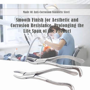 Fórceps de Extracción Dental Manual de Acero Inoxidable Alemán, Universal para Raíz de Incisor Inferior, Certificado CE MOL, Agarre Ergonómico - Product Image 3