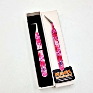 แหนบต่อขนตาแบบมืออาชีพ สแตนเลสสตีล ป้องกันแม่เหล็ก ปลายเรียบ ยาว 11 ซม. บรรจุภัณฑ์ปรับแต่งได้ พร้อมโลโก้ รุ่นยาว 90 - Product Image 1