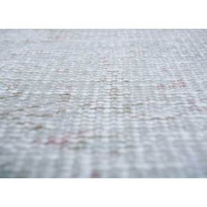 Tapis en laine noué à la main vintage gris et noir à motif abstrait rectangulaire pour la maison ou le couloir Pae-1209 Tapis de salon - Product Image 3