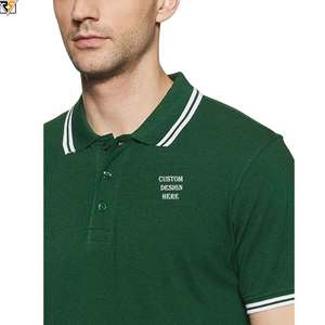 Chemises polo streetwear décontractées en coton et polyester pour hommes, t-shirts de golf respirants à séchage rapide, coupe surdimensionnée, effet vieilli et doux au toucher - Product Image 6