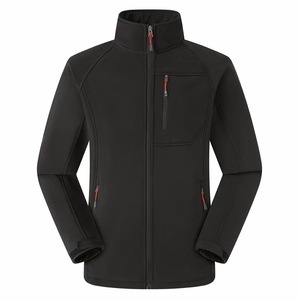Veste Softshell unie fabriquée au Pakistan Veste Softshell pour hommes Vestes Softshell imperméables d'extérieur Respirant de haute qualité - Product Image 6