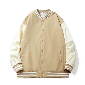 Chaqueta universitaria de calidad superior con logotipo personalizado, decoración con botones bordados, opciones de lana de invierno sólidas - Product Image 4