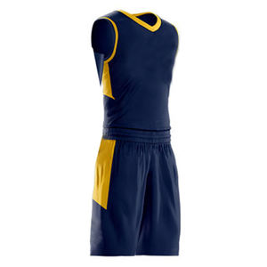 Uniforme de baloncesto de secado rápido hecho a medida de alta calidad para hombres, ropa deportiva transpirable, uniformes de baloncesto a la venta - Product Image 2