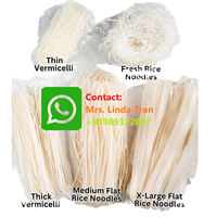 Nouilles de riz séchées droites 1mm/3mm/7mm / Bâtonnets de riz séchés Pho Pad Thai Haute Qualité Emballage OEM Fournisseur Vietnamien 2026 AA