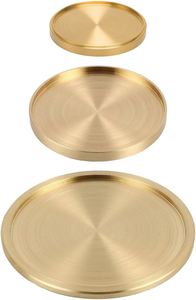 Posavasos de Metal hecho a mano, posavasos martillado con acabado dorado para decoración del hogar y de mesa, superventas - Product Image 3