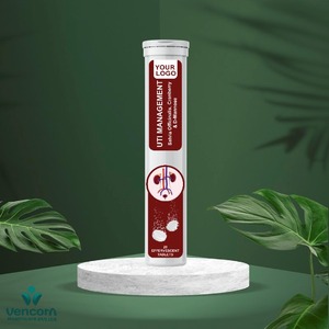 Comprimés effervescents professionnels pour la gestion des infections urinaires, soutien du système urinaire, formule de soin de la vessie, fournisseur OEM ODM - Product Image 1