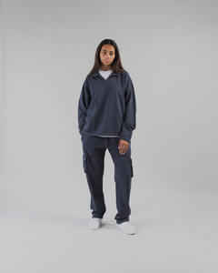 Gran oferta, Sudaderas con cuello de hombro caído Vintage personalizadas, logotipo personalizado, forro polar grueso, nueva moda, sudaderas con capucha de algodón 100% - Product Image 2