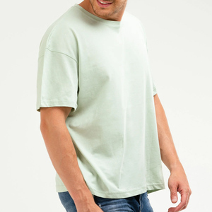 T-shirt en coton pour hommes, tissu de haute qualité, coutures durables, coupe confortable, approvisionnement en gros - Product Image 5