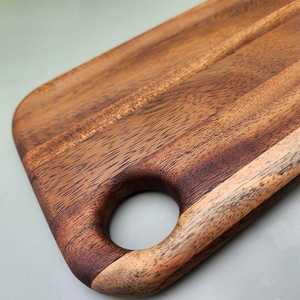 Planche à découper en bois 100% de qualité supérieure passe au lave-vaisselle pour les ustensiles de cuisine - Product Image 3