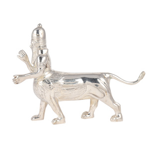 แฮนด์เมดอินเดียทองเหลืองเงินบรอนซ์วินเทจเซนทอร์ประติมากรรมรูปปั้นตกแต่งบ้านของขวัญรายการ15X20เซนติเมตร SNS-1472 - Product Image 2