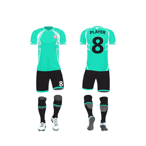 Kit de fútbol personalizado de 100% poliéster, tela suave y ligera, camiseta de sublimación completa cómoda para hombres y mujeres - Product Image 1