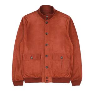 Chaquetas de Cuero de Gamuza para Hombre, Estilo Urbano, con Cuello Alto, Diseño Transpirable para Invierno, Servicio OEM, Personalizable, de Pakistán - Product Image 1