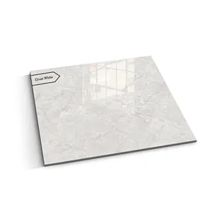 White glazed special design floor glazed marble look polished porcelain manufacture&export Size 600x600mm decor tiles