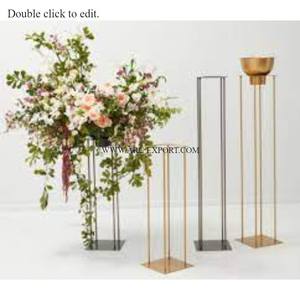 Moderne le plus vendu nouveau modèle arrivée Harlow Stand admirable Designer Vintage plaqué or grande taille métal laiton fleur support - Product Image 6