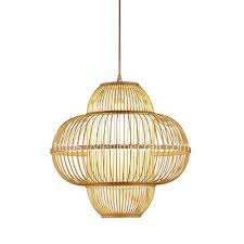 Elegante lámpara de bambú para peces: ecológica, elegante y única - Product Image 2