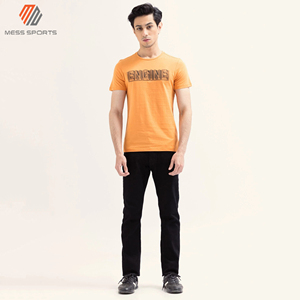 Camiseta Lisa de Cuello Redondo para Hombre, Talla Grande, Informal, de Manga Corta, de Algodón de Alta Calidad - Product Image 2