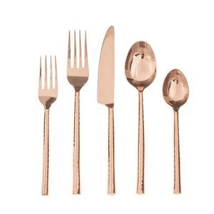 Best Quality Cutlery Set of 5pcs Beautiful Copper Flatware Cutlery Set <b>Useful</b> Handmade for <b>Christmas</b> Office Wedding <b>Gifts</b> - Product Image 1