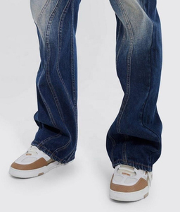 <b>Men</b> & Women Jeans High Quality Custom Manufacturers <b>Loose</b> Fit Biker <b>Trousers</b> Cargo Oversized Baggy Jeans OEM Serviced - Product Image 6