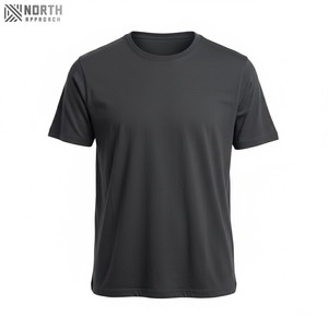 T-shirt unisexe décontracté à manches courtes de haute qualité 180 g/m² 60 % coton 40 % polyester Col rond Logo personnalisé T-shirt pour homme - Product Image 1